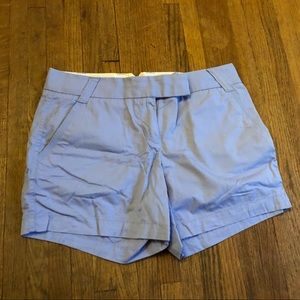 J Crew periwinkle chino shorts
